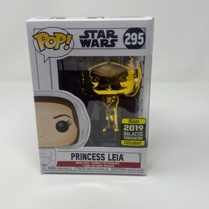 Star Wars Gold Chrome Leia 2019 Galactic Convention Exclusive